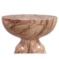 thumbnail image 4 of TOV Furniture Rue Table d'Appoint en Marbre et Béton Pierre 20 Po H, Orange Coucher de Soleil, 4 of 6