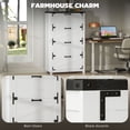 thumbnail image 4 of HOMCOM 4 Drawer File Cabinet Lateral Filing Cabinet for Home Office, White, 4 of 10