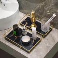 thumbnail image 2 of Storage Rack Multi-layer Storage Box Perfume Jewellery Container Basket Stand Storage Box Bathroom L Single Layer Black, 2 of 7