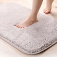 thumbnail image 5 of Bathroom Rug, Extra Thick Microfiber Bath Mat, High-Pile and Super Absorbent, Rubber Backed Non Slip, Machine Washable, Soft Plush Shaggy Bath Rugs for Bathroom Floor, Tub and Shower, 5 of 5