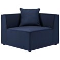 thumbnail image 4 of Modway Saybrook 7-Piece Patio Fabric Upholstered Sectional Sofa in Navy, 4 of 7