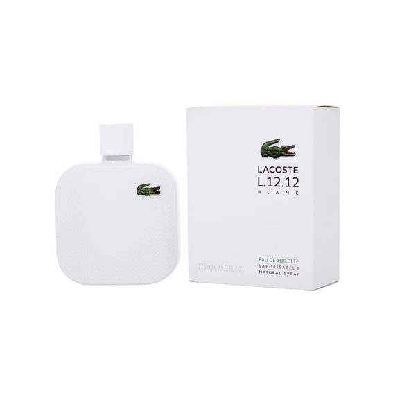 Lacoste L.12.12 Blanc Vaporisateur EDT 5.9 oz Eau de Cologne pour Hommes 175 ml Plume
