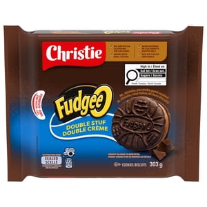 Fudgee-O Double Stuf Crème Sandwich rempli Cookies