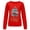 Red, variant on Birdeem 2020 Fashion Autumn New Product Christmas Tree Print O-Neck Sweater
