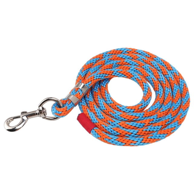 Corde pour Bétail, Corde pour Cheval Durable Résistante au Traction Toucher Doux pour Animal Bleu Orange