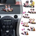 thumbnail image 4 of Car Interior Decoration Cute Couple Action-Figure Auto Dashboard Ornament Lot Y8, 4 of 9