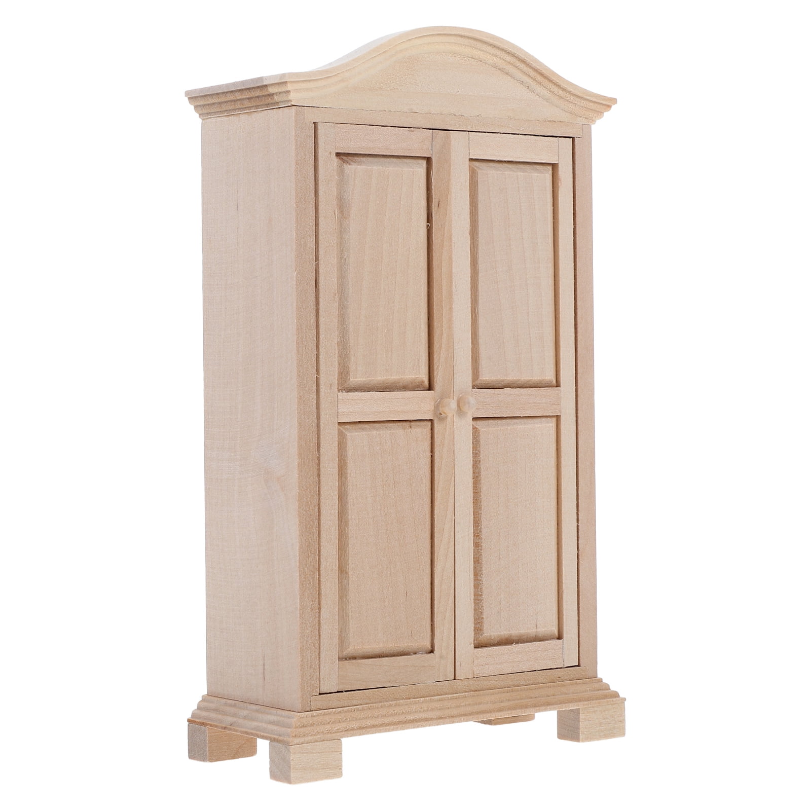 Mini House Cabinet Model Miniature Wooden Cabinet Doll House Furniture Model 1:12