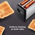 thumbnail image 4 of Home Household Stainless Steel Bread Maker Heater Double Slot Bread Heater Fully Automatic Mini Breakfast Bread 2 Piece Heater Home Essentials, 4 of 7