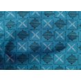 thumbnail image 5 of oneOone Cotton Poplin Medium Blue Fabric Block Sewing Material Print Fabric By The Yard 42 Inch Wide-3U, 5 of 5