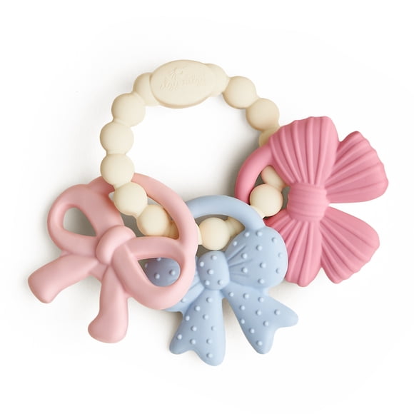 Itzy Ritzy Itzy Trio Bows Baby Teether Toy, Multicolor, 1 Count