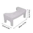 thumbnail image 3 of Boovnll Tool Kit, Toilet Stool Footstool Toilet Squatting Toilet Squatting Booster Artifacts Toilet Bathroom Footrest Footrest Potty Stool Pad Footstool, Tool Set, Home Essentials, 3 of 5