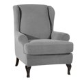 thumbnail image 1 of Yeacher Sofa Covers Wing Chair Elastic Fabric Stretch Couch Slipcover Polyester Spandex Furniture Protector (Light, 1 of 7