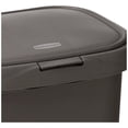 thumbnail image 3 of Rubbermaid Spring Top Trash Can with Lid 13 Gallon Gray Plastic Garbage Bin for Home/Kitchen/Office/Garage, 3 of 3