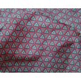 thumbnail image 5 of oneOone Silk Tabby Fabric Triangle Geometric Print Fabric By The Yard 42 Inch Wide, 5 of 5