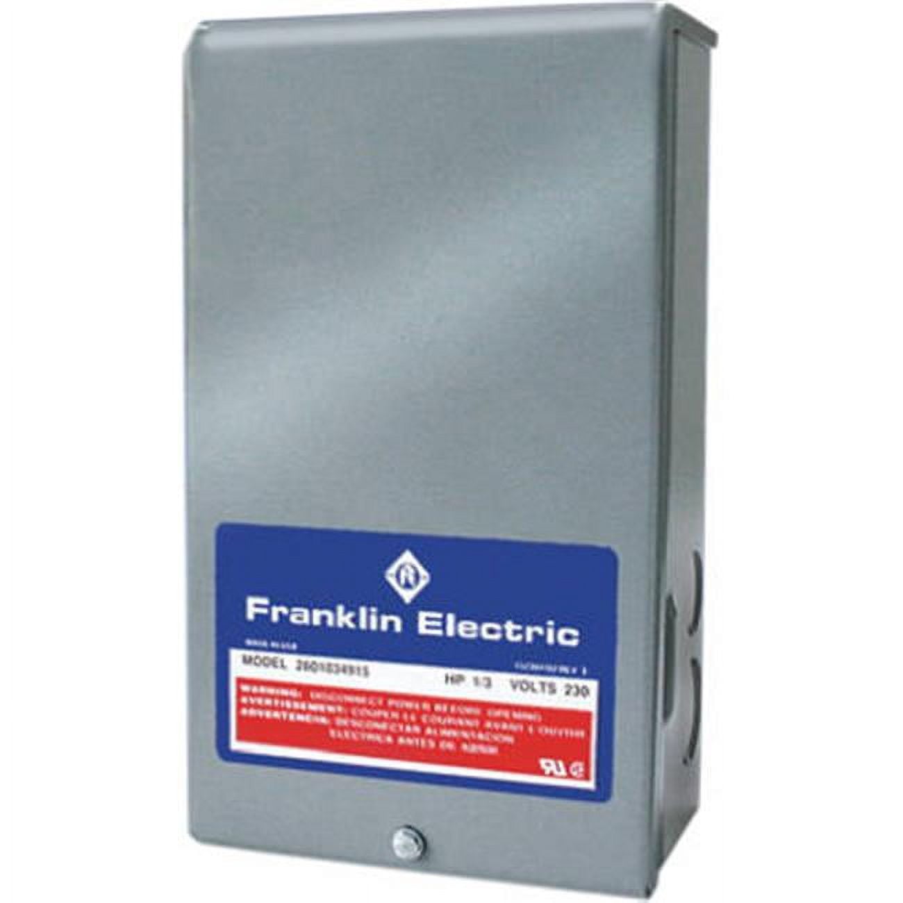 Flint & Walling-Star Water 127189A 0.5 HP 230V Franklin Boîte de Contrôle