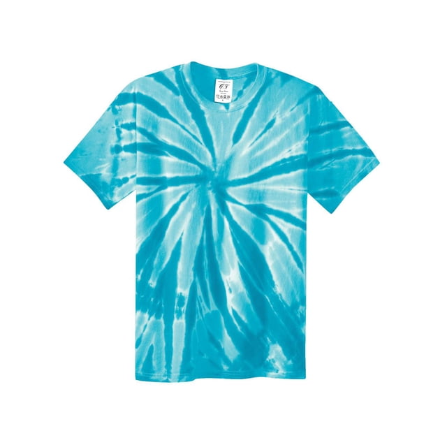 Gravity Threads Mens Tie-Dye Short-Sleeve T-Shirt - Turquoise - 2X-Large