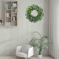 thumbnail image 4 of Spring Wreaths for Front Door, Summer Wreaths for Front Door, Plastic Colorful Wreath Spring and Summer Colorful Leaf Wreath Spring and Summer Decoration Gate Pendant, Spring Wreath for Front Door, 4 of 8