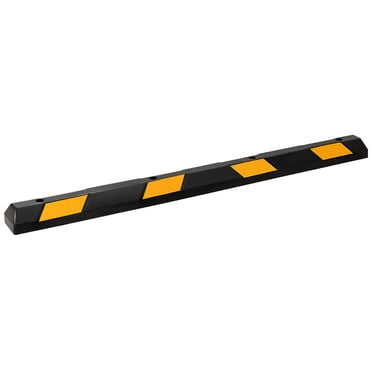 Costway 72'' Rubber Car Parking Block RV Trailer Wheel Tire Stopper Garage Driveway