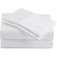thumbnail image 2 of 400 Thread Count 4 Piece Quality Sheet Set Deep Pocket 18 Inch 100% Egyptian Cotton Solid Pattern with 2 Side Pockets, 2 of 4
