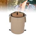 thumbnail image 1 of Camping Trash Can, 10 Gallons Large Capacity Recycle Bin 600D Oxford Cloth Pop Up Utility Container with Lid Foldable Reusable Yard Waste Bag Garbage Can for Camping Picnic Garden, 1 of 7