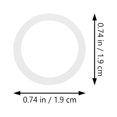 thumbnail image 2 of 60 Pcs Diaphragmes de Flûte Professionnelle Kazoo Remplacements Pièces de Flûte PE Kazoo, 2 of 8