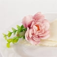 thumbnail image 1 of LSLJS Artificial Rose Flower Napkin Rings Artificial Flower Napkin Holders Serviette Buckles for Anniversary,Wedding, Thanksgiving, Table Decor, 1 of 3