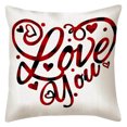 thumbnail image 2 of RKSTN Throw Pillows Valentine's Day Linen Pillowcase Heart Valentines Day Throw Pillows Decorative Cushion Cases Valentine Decorations 18x18 Inch Soft Throw Pillows for Couch Living Room Outdoor,, 2 of 2