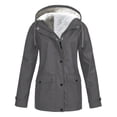 thumbnail image 1 of Spring Military Full-Zip Removable Hooded Cotton Mid-Long Parka Jacket Coat for Women, 1 of 4