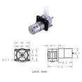 thumbnail image 3 of GROTHEN DC 24V Peristaltic Pump with Silicone Tubing High Water Liquid Pump Dosing Pump Self-Priming -Corrosion Adjustable for DIY Aquarium Lab Chemical Analysis Dosing Additives Flat Pan, 3 of 7