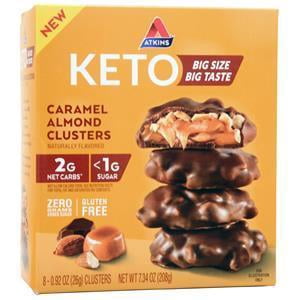 Atkins Keto Traiter les grappes d'amande caramel 8 Nombre