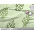 thumbnail image 2 of Soimoi Poly Georgette Fabric Leaves & Floral Block Decor Fabric Printed Yard 42 Inch Wide, 2 of 3