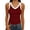 #0501-Wine, variant on Pounoo Sleeveless Tops for Women Solid Color Crewneck Rib Knit Racerback Tank Top Fitted Stretchy Breathable Basic Tees Gift