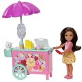 thumbnail image 1 of Barbie Club Chelsea Coffret Poupée et Chariot à Glaces, 1 of 8