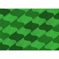 thumbnail image 1 of Ahgly Company Machine Washable Indoor Rectangle Transitional Green Area Rugs, 2' x 5', 1 of 7