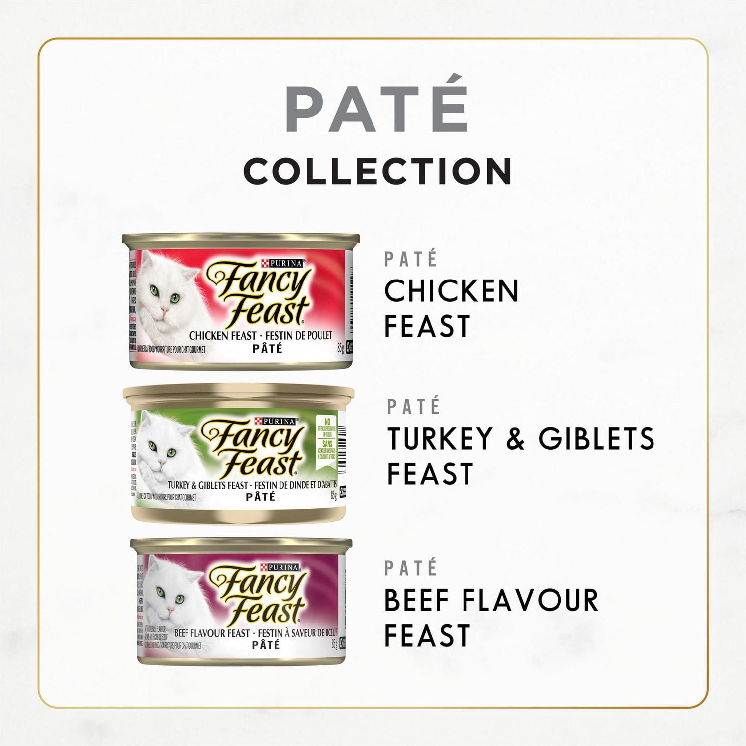 Fancy Feast Deli Supper Pate Variety Pack, Wet Cat Food 12 X 85g