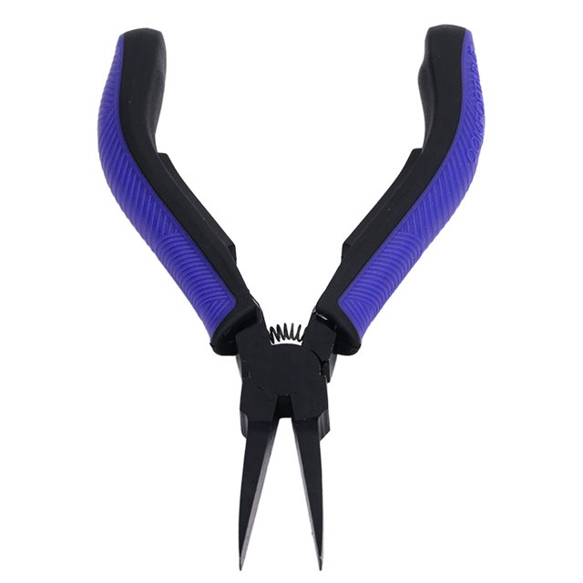 Jewelry Making , Fine Tip Flat Nose Easy Operation Toothless Portable Carbon Steel for Maintenance