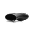 thumbnail image 4 of Unique Bargains Women's Chunky High Heel Platform Zip Chelsea Boots Black 7.5, 4 of 8