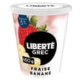 thumbnail image 2 of Liberté Greek 5% Extra Creamy Yogurt, Strawberry Banana, High Protein, 650g, 2 of 12