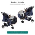 thumbnail image 3 of 3 Wheels Pet Stroller Dog Cage Stroller Travel Folding Carrier,30lbs Capacity, 3 of 8