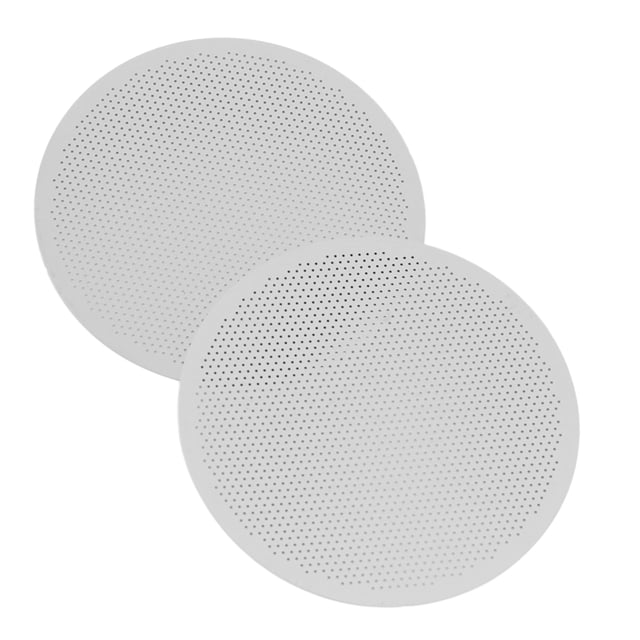 2 Pcs Filtre à Café en Acier Inoxydable, Écran de Filtre à Café en Maille Fine en Acier Inoxydable 304 Filtre Réutilisable pour Panier de Porte-Filtre de Machine à Café