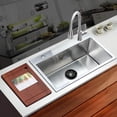 thumbnail image 2 of 2x Garbage Disposal Splash Guards Sink Baffle Replacement Drain Plugs food Waste, 2 of 9