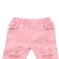 thumbnail image 4 of Baby Girl Spring and Summer Pants Flare Trousers Elastic Waist With Pocket, 4 of 6
