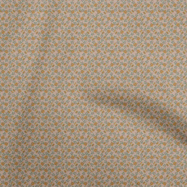 oneOone Velvet Brown Fabric Animal Sewing Material Print Fabric By The Yard 58 Inch Wide