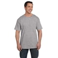 thumbnail image 5 of Hanes Beefy-T Men`s Pocket T-Shirt, 3XL, Light Steel, 5 of 5