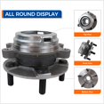 thumbnail image 4 of PAROD 513296 Moyeu de Roue avant et Ensemble de Roulement Compatible avec Nissan Altima 2007-2018, 2009-2019 Maxima, 2011-2017 Quest, 2009-2017 Murano Pathfinder, 2013-2017 Infiniti QX60 JX35 5Lugs, 4 of 4