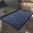thumbnail image 3 of Soft Absorbent Bathroom Floor Mat | Quick-Dry Non-Slip Toilet Carpet | 50x80cm Flocking Shower Mat with Strong Grip Backing for Safety & Comfort, 3 of 3