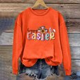 thumbnail image 4 of EGNMCR Easter Chemises Imprimées pour Femmes T-Shirts Graphiques pour Femmes Chemises pour Femmes Col Rond Easter Haut Imprimé à Manches Longues Chandails en Molleton T-Shirt pour Femmes, 4 of 5