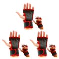 thumbnail image 3 of Decodeary 2pieces Stay Comfortable And Stylish With Breathable Gym Gloves Lightweight Red L 3Set, 3 of 6