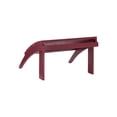 thumbnail image 4 of Linon Adirondack Sturdy Solid Acacia Wood Outdoor Ottoman in Red Stain, 4 of 15