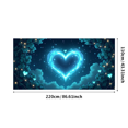 thumbnail image 3 of Heart Balloons Backdrop Background Wall Banner Valentines Day Party Decorations Romantic Celebration Event Decor Wedding Photography Prop, 3 of 4